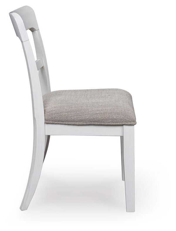 Greddinton - Upholstered Dining Side Chair (Set of 2) #white
