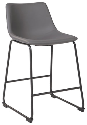 Centiar - Upholstered Barstool (Set of 2) #gray #19''wx22''dx35''h