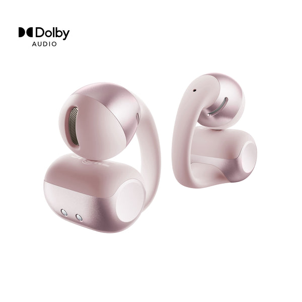 Shokz - OpenDots 2 Open-Ear Clip On True Wireless Bluetooth Earbuds - Pink
