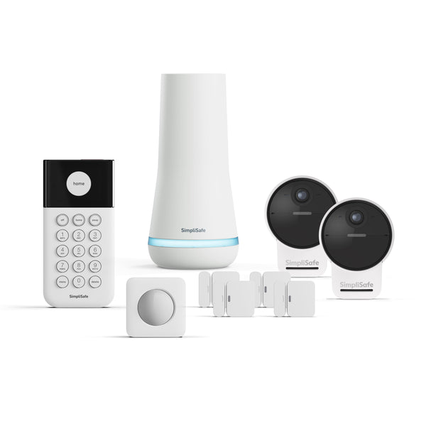 SimpliSafe - 9pc Outdoor Home Security System - White