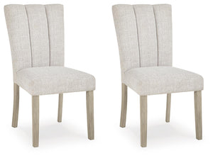 Larawyn - Dining Upholstered Side Chair (Set of 2) - Bisque