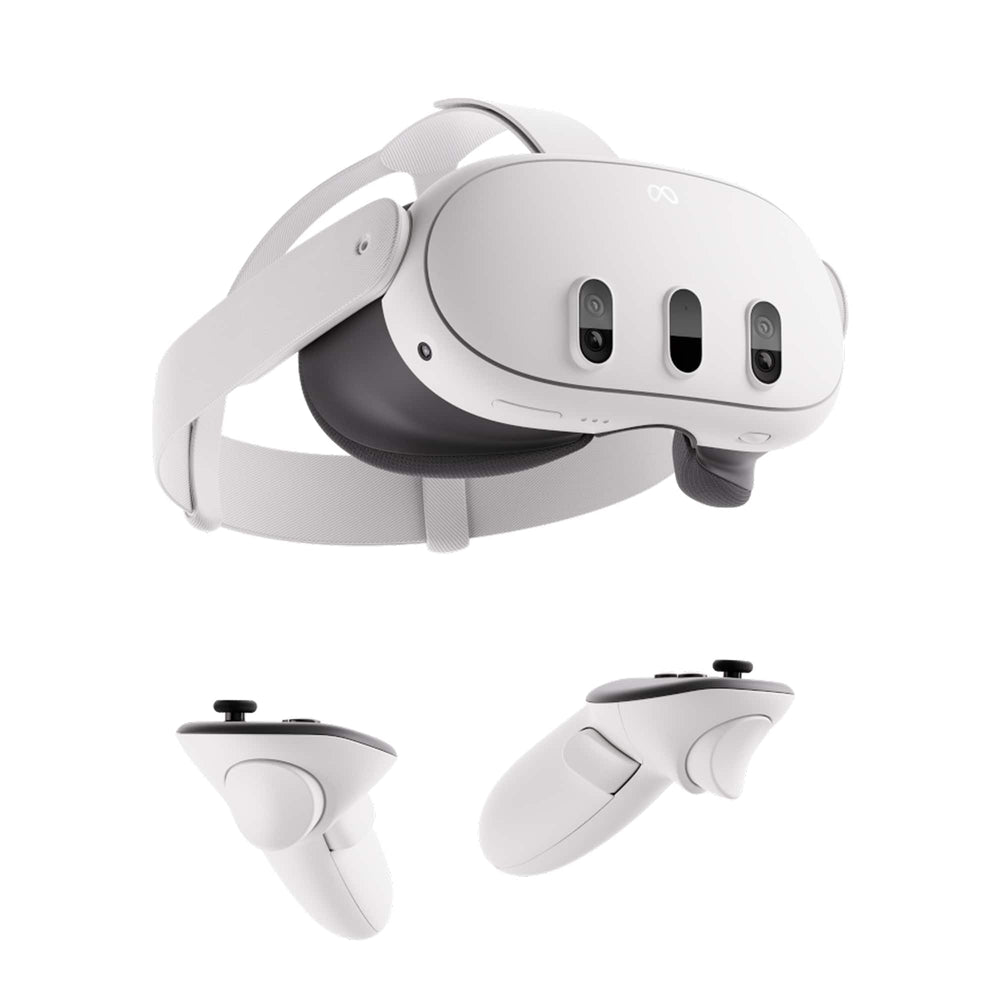 Meta - Quest 3 512GB | Virtual Reality Headset Without Wires — Thirty Percent Sharper Resolution — 2X Graphical Processing - White
