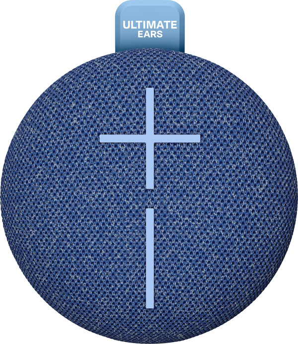Ultimate Ears - MINIROLL Ultra-Portable Waterproof Bluetooth Speaker with 131 ft Range - Majestic Blue