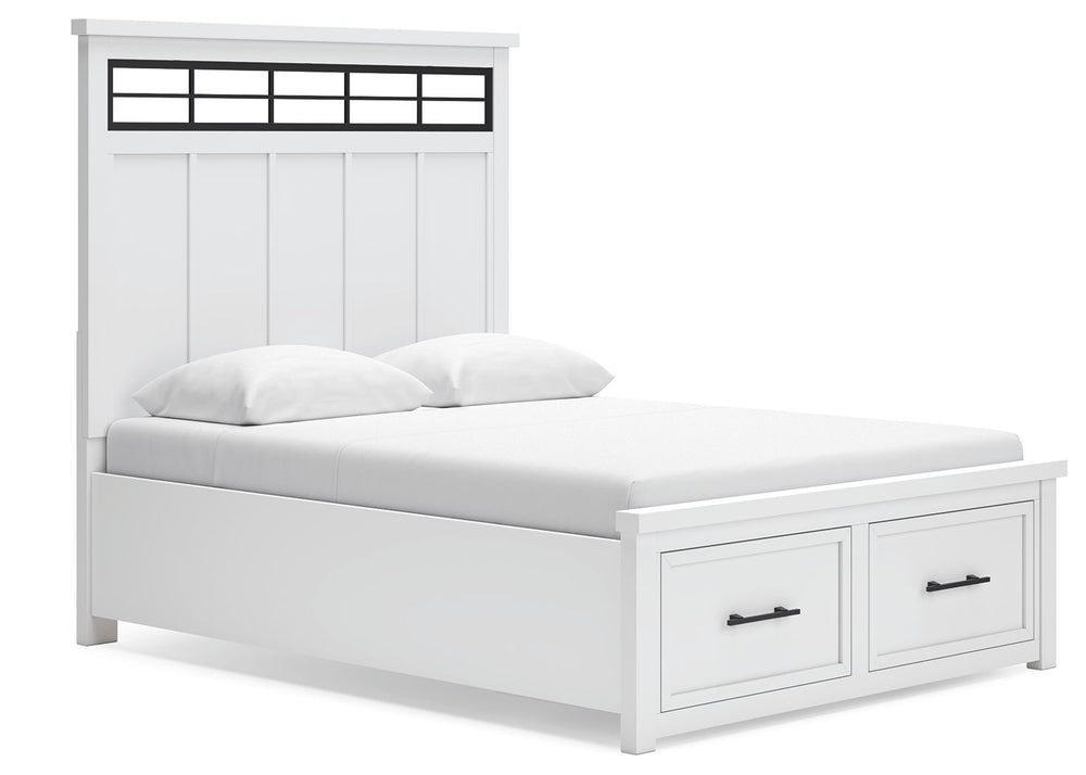 Ashbryn - Panel Storage Bed #queen