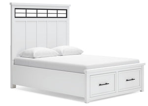 Ashbryn - Panel Storage Bed #queen