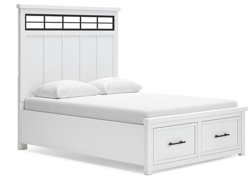 Ashbryn - Panel Storage Bed #queen