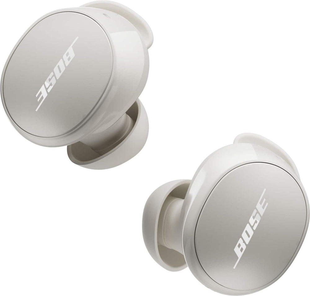 Bose - QuietComfort True Wireless Noise Cancelling In-Ear Earbuds - White Smoke