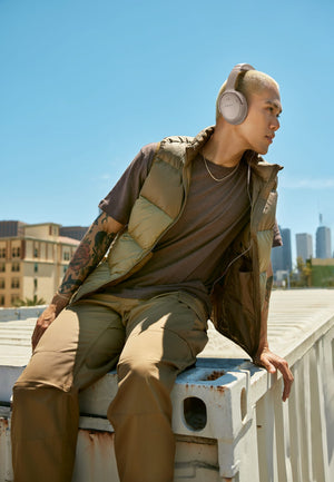 Bose - QuietComfort Wireless Noise Cancelling Over-the-Ear Bluetooth Headphones - Sandstone