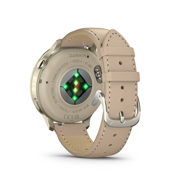 Garmin - Venu 4 GPS Smartwatch 41 mm Fiber-reinforced polymer - Lunar Gold - (2025)