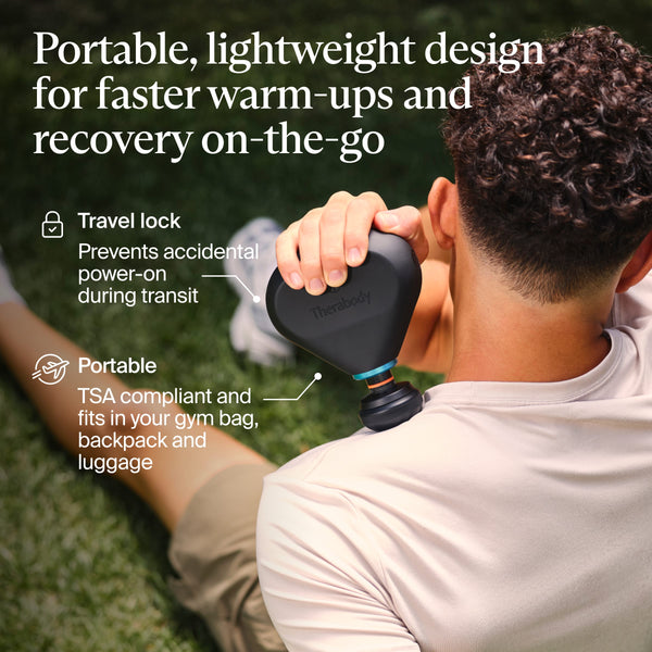 Therabody - Theragun Mini Plus - Heated, Travel-Sized Massage For Faster Recovery On-The-Go - Black