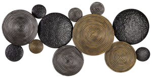 Emsley - Decoración de pared - Metálico / Negro / Gris