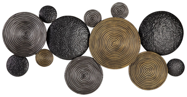 Emsley - Decoración de pared - Metálico / Negro / Gris