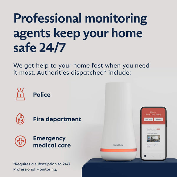 SimpliSafe - 8pc Outdoor Home Security System - White