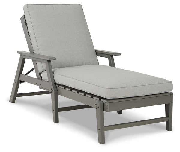 Visola - Sillón de descanso con cojín - Gris