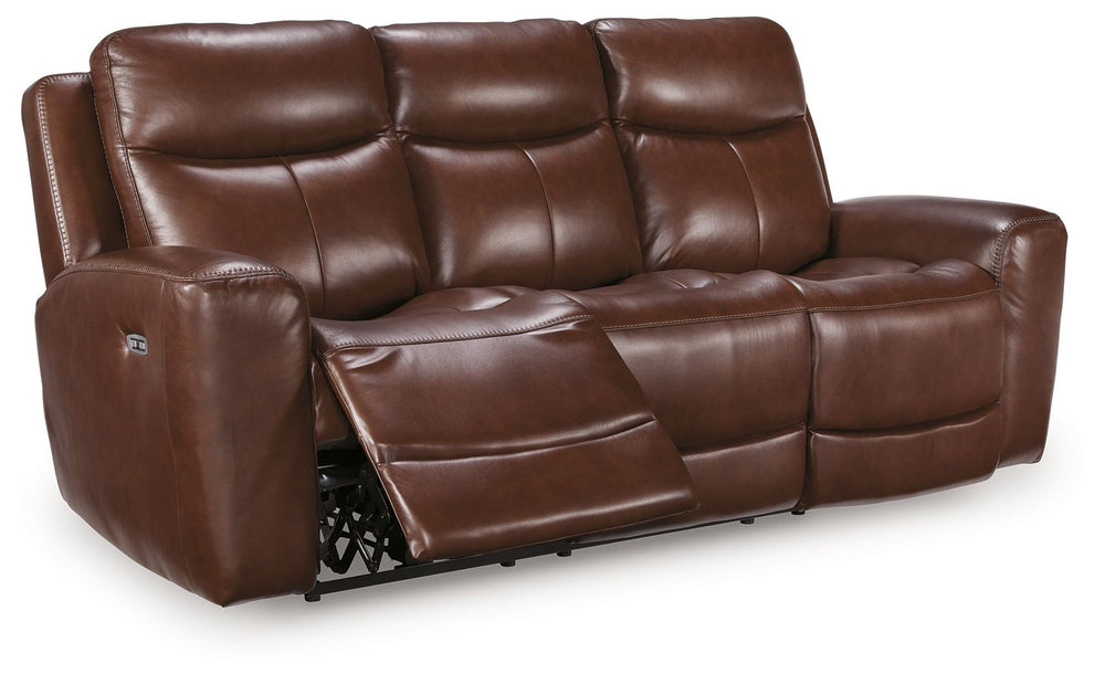 Bexhurst - Power Reclining Sofa With Adjustable Headrest #blue