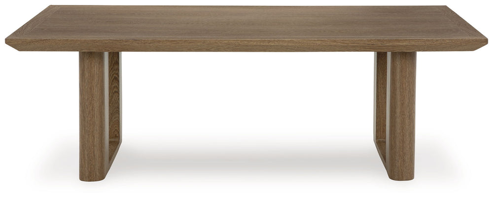 Serene Bay - Mesa de Centro Rectangular - Marrón Oscuro