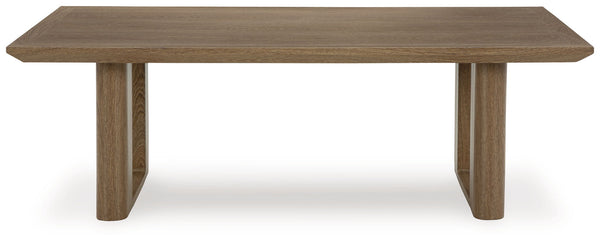 Serene Bay - Mesa de Centro Rectangular - Marrón Oscuro