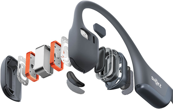 Shokz - OpenRun Pro 2 Mini Wireless Bone Conduction Open-Ear Bluetooth Sports Headphones - Black
