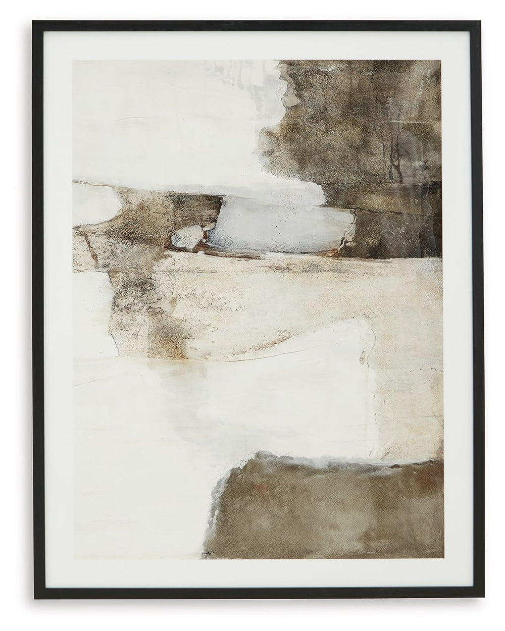 Aldricton - Arte de pared - Marrón / Blanco
