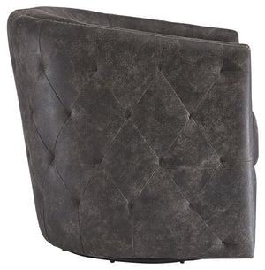 Brentlow - Swivel Accent Chair #black