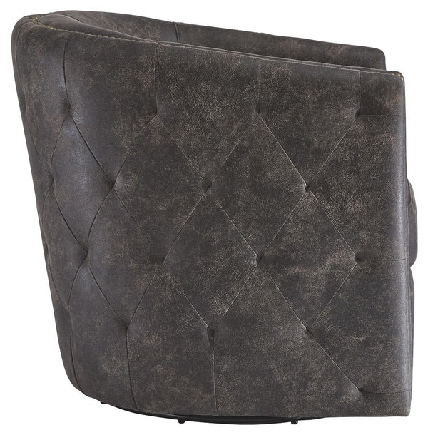 Brentlow - Swivel Accent Chair #black