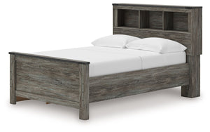 Frandern - Bookcase Panel Bed #2drawers