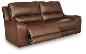 DeepWakes - 2 Seat Power Reclining Sofa With Adjustable Headrest #darkbrown