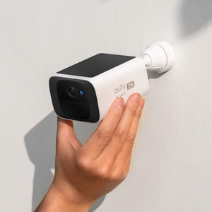 eufy - C20 Solar SoloCam 2K Wireless Outdoor Security Camera, Local Storage and No Monthly Fee - White