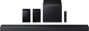 Samsung - Q-Series HW-QS750F 5.1.2 Ch Soundbar with Subwoofer and Rear Speakers - Titan Black