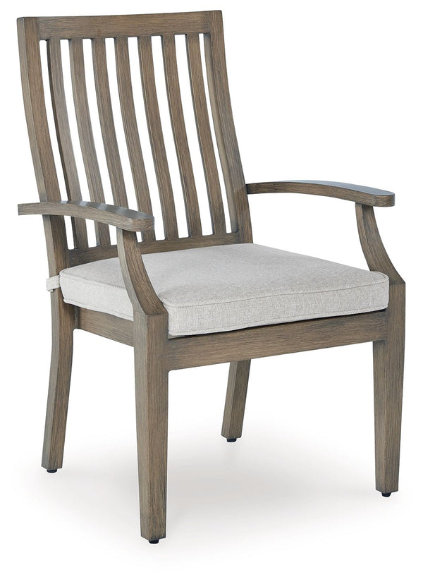 Rancho Rainier - Sillón con cojín (juego de 2) - Marrón / Beige