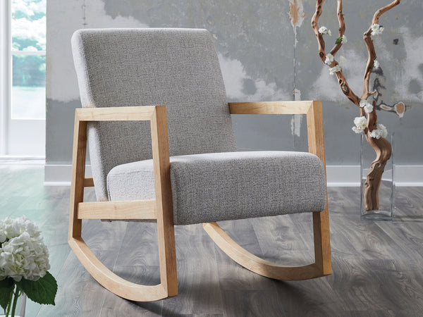 Wychworth - Sillón Decorativo - Gris / Natural