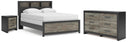 Broachmyn - Bookcase Bedroom Set #3pc.bed,dresser,nightstand