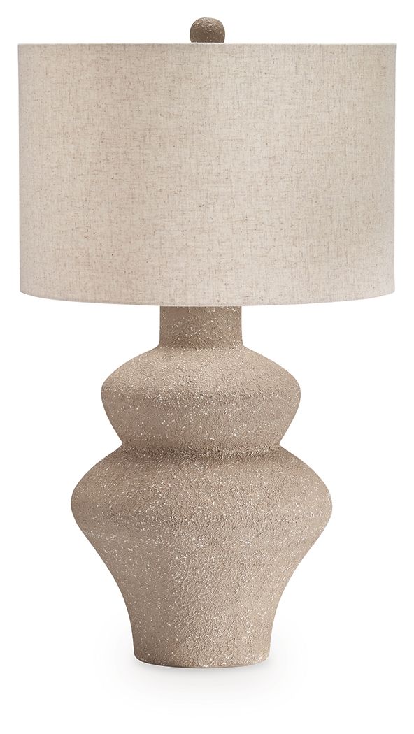 Jossleigh - Lámpara de mesa de metal - Beige