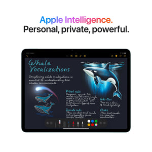 Apple - 11-inch iPad Air M3 chip Built for Apple Intelligence Wi-Fi 1TB - Purple