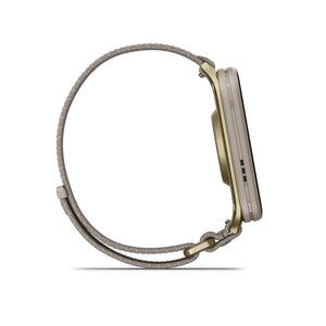 Garmin - Venu X1 GPS Smartwatch 51 mm Fiber-reinforced polymer - Soft Gold Titanium - (2026)