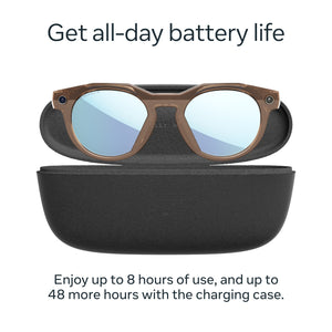 Oakley Meta - HSTN glasses - with Meta AI, Audio, Photo, Video Compatibility - Prizm Deep Water Polarized Lenses - Brown Smoke
