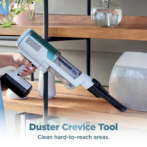 Shark - Clean & Empty, Cordless Stick Vacuum with 1.3L Auto-Empty System, HEPA, Up tp 40 Min Runtime - White