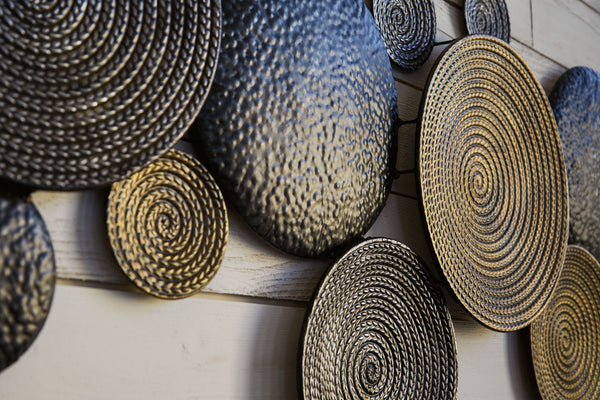 Emsley - Decoración de pared - Metálico / Negro / Gris