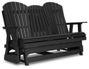 Hyland Wave - Glider Loveseat #black