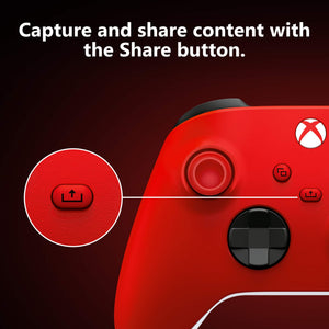 Microsoft - Xbox Wireless Controller for Xbox Series X, Xbox Series S, Xbox One, PCs, and Cloud-Enabled Devices - Pulse Red