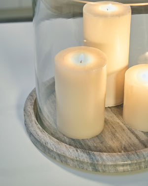 Saskia - Candle Holder #beige