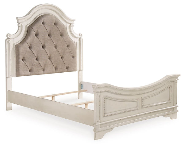 Realyn - Upholstered Panel Bed #queen