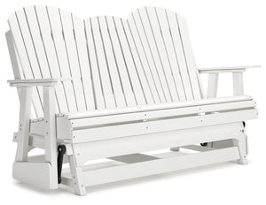 Hyland Wave - Glider Loveseat #white
