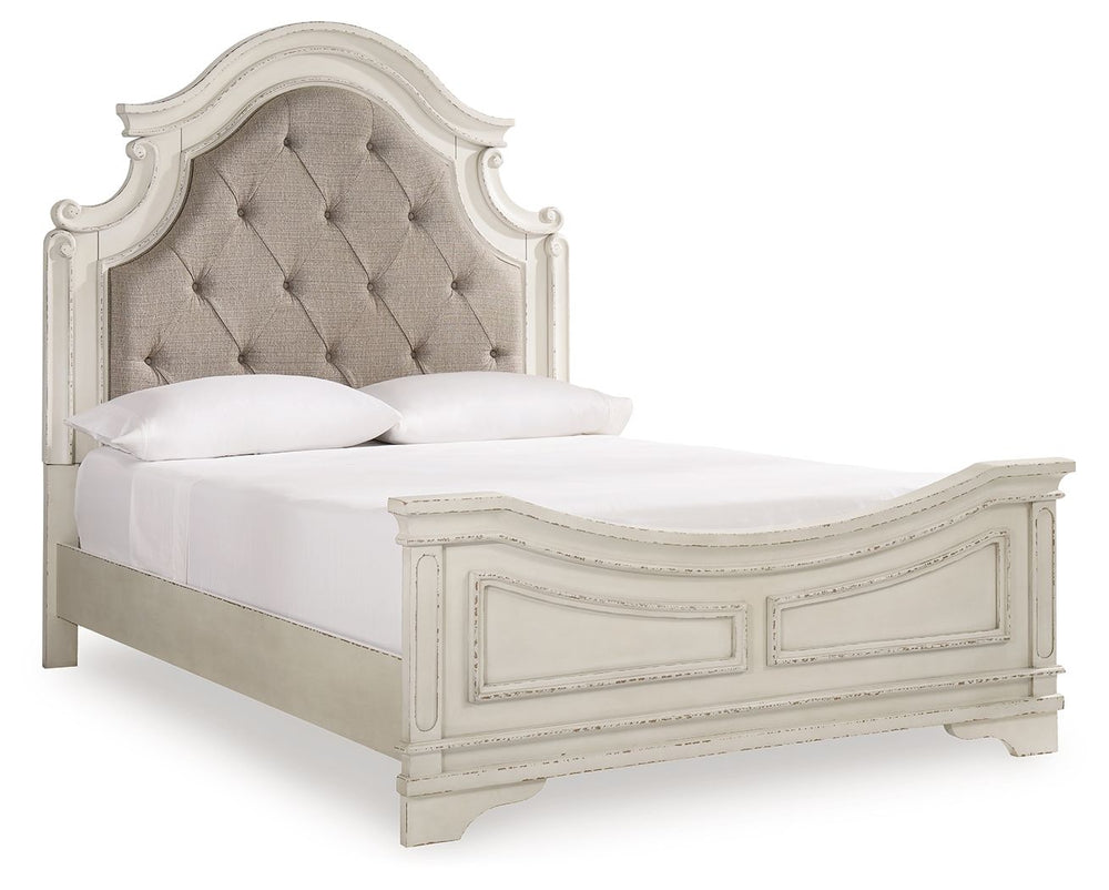 Realyn - Upholstered Panel Bed #queen