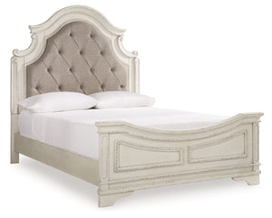 Realyn - Upholstered Panel Bed #queen