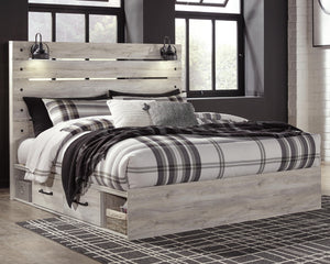Cambeck - Panel Bed #king #4drawers