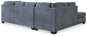 Marleton - 2 Piece Sleeper Sectional #blue #2pc.leftarmfacingcornerchaisesleepersectional