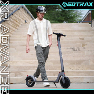 GoTrax - XR ADVANCE Lightweight Electric Scooter w/14mi Max Operating Range & 15.5mph Max Speed - Black