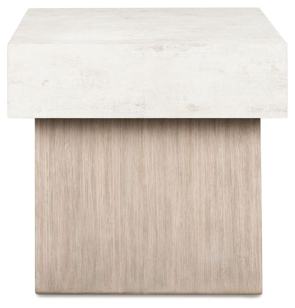 Jorlaina - Rectangular Table #beige #endtables