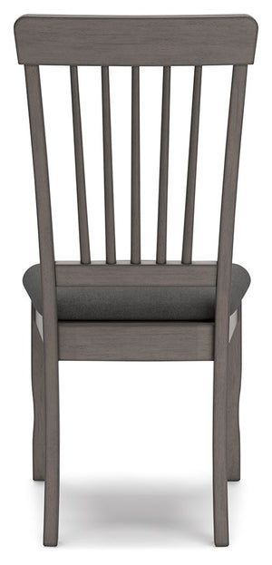 Shullden - Silla de comedor (Juego de 2) - Gris